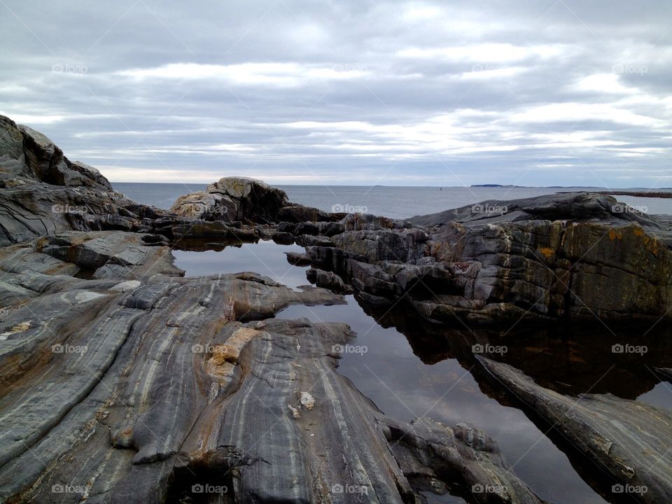 View of Pemaquid point, Maine