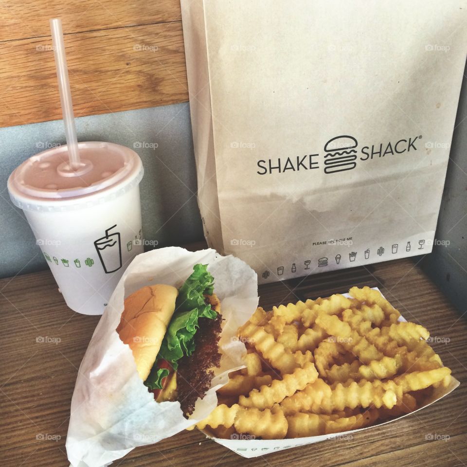 Lunch . Lunch at shake shack nyc