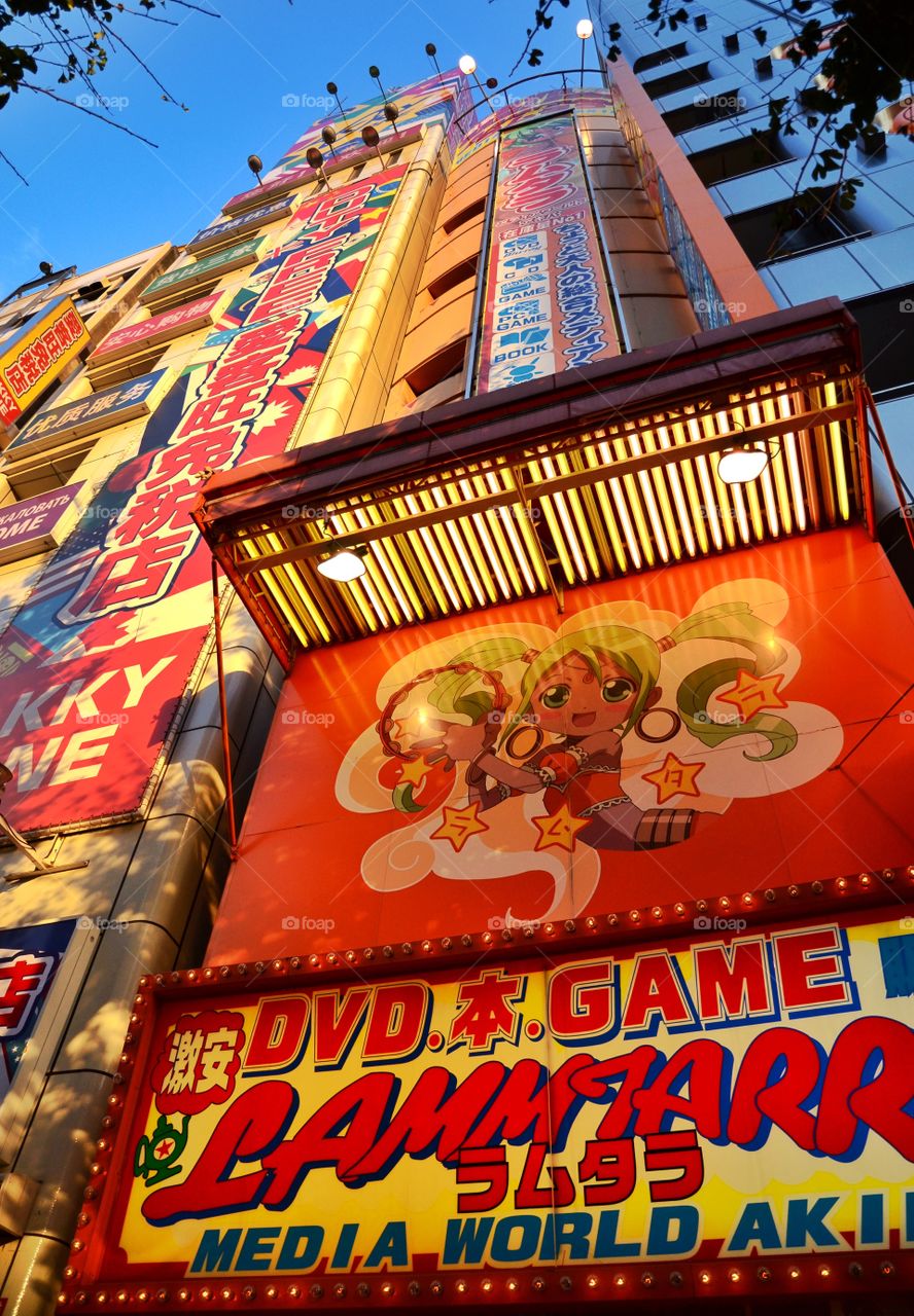A game and video store in the Akihabara district, Tokyo, Japan 