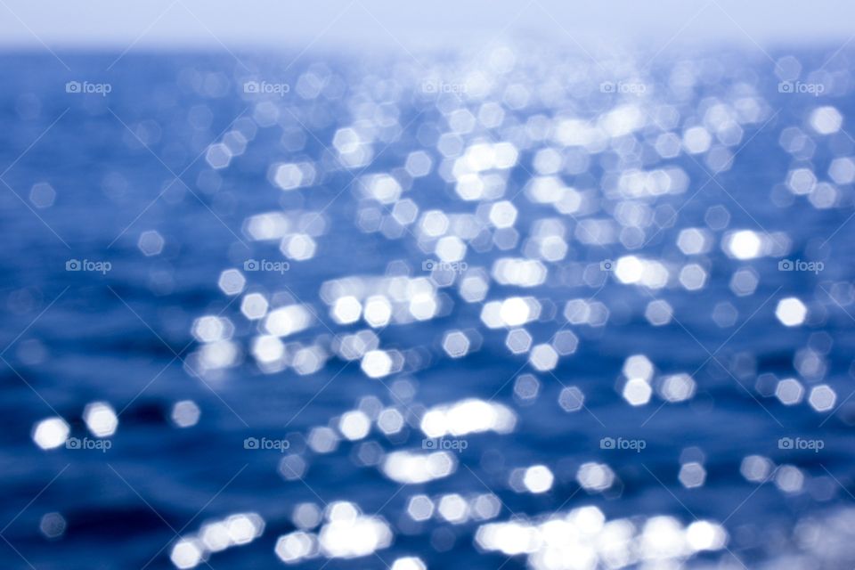 Blur Blue On The Sea