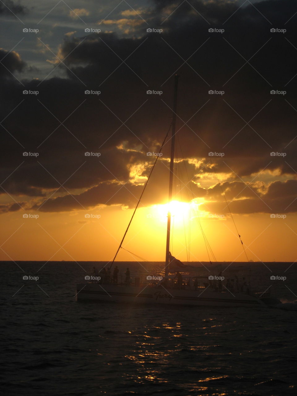 Sailboating at Sunset