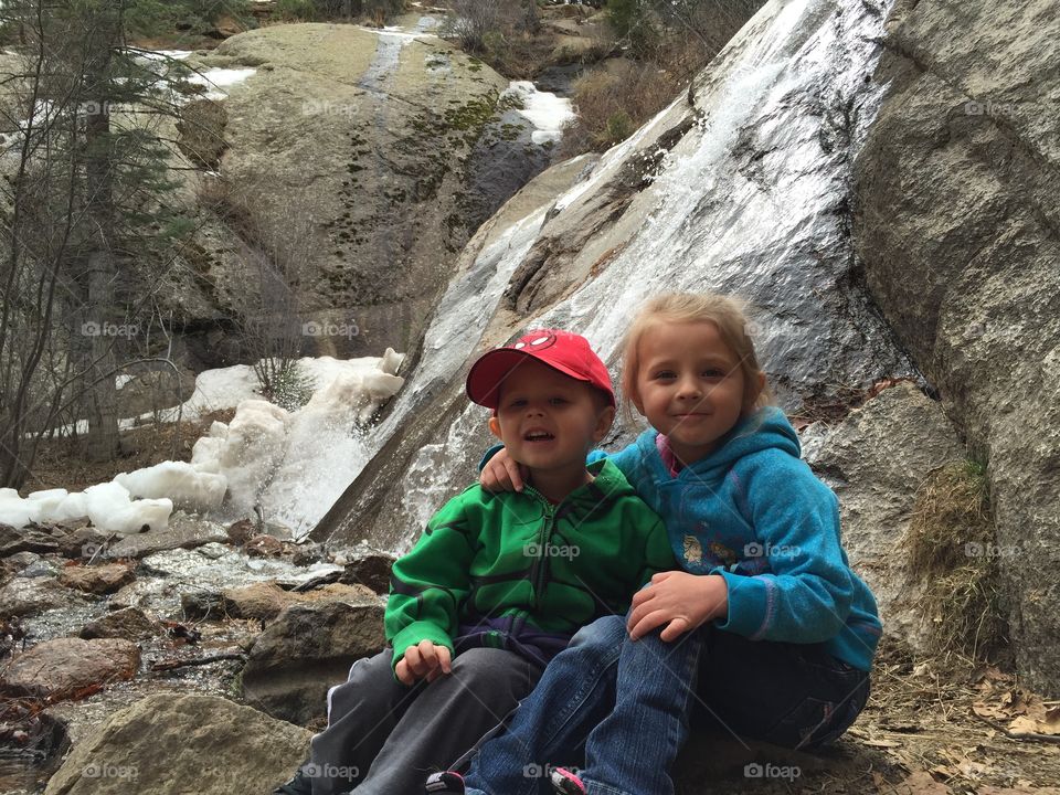 Hiking the mountains