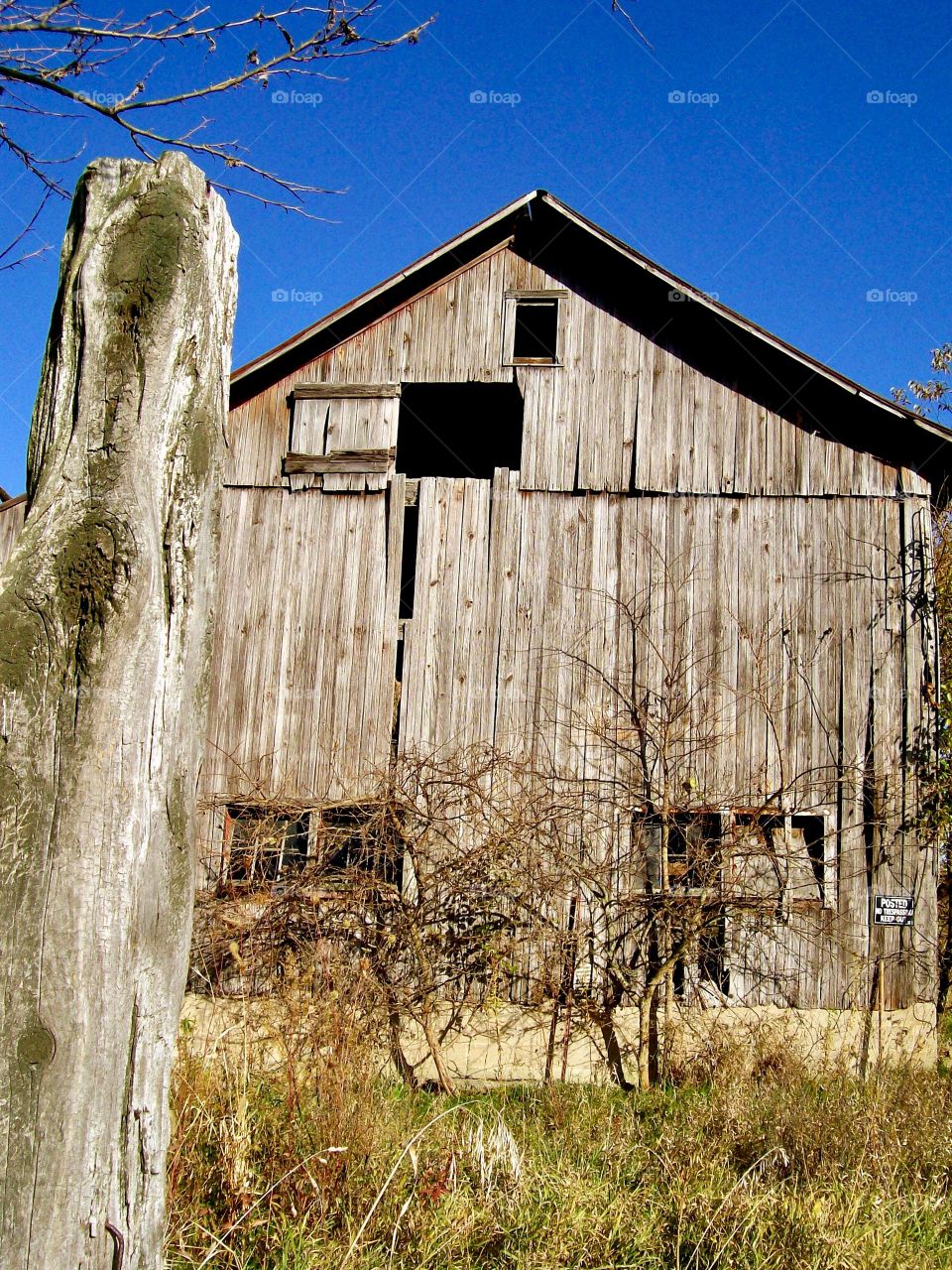 Old Indiana barn 