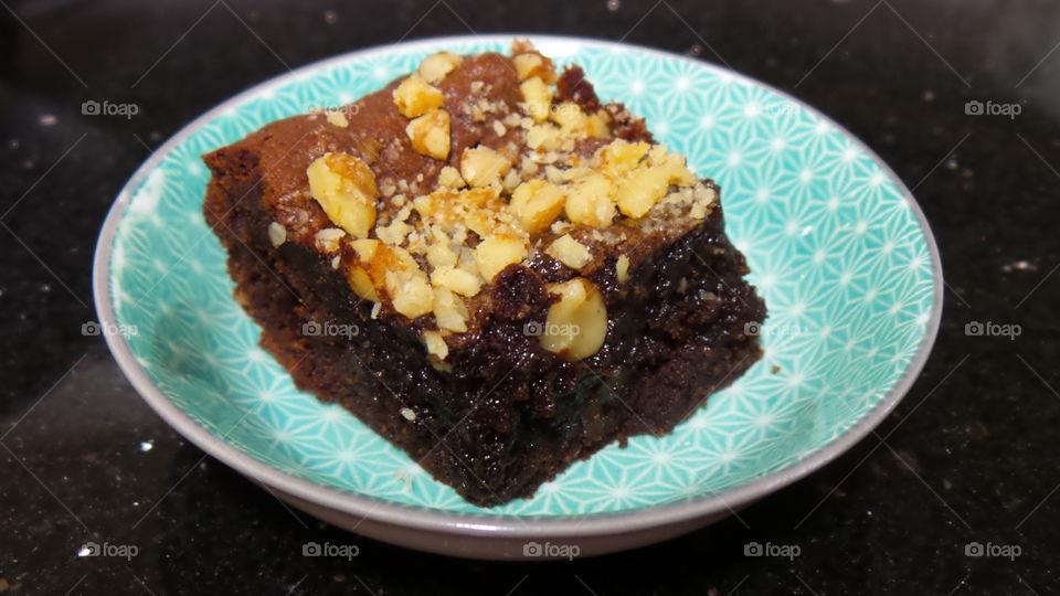 Walnut brownie