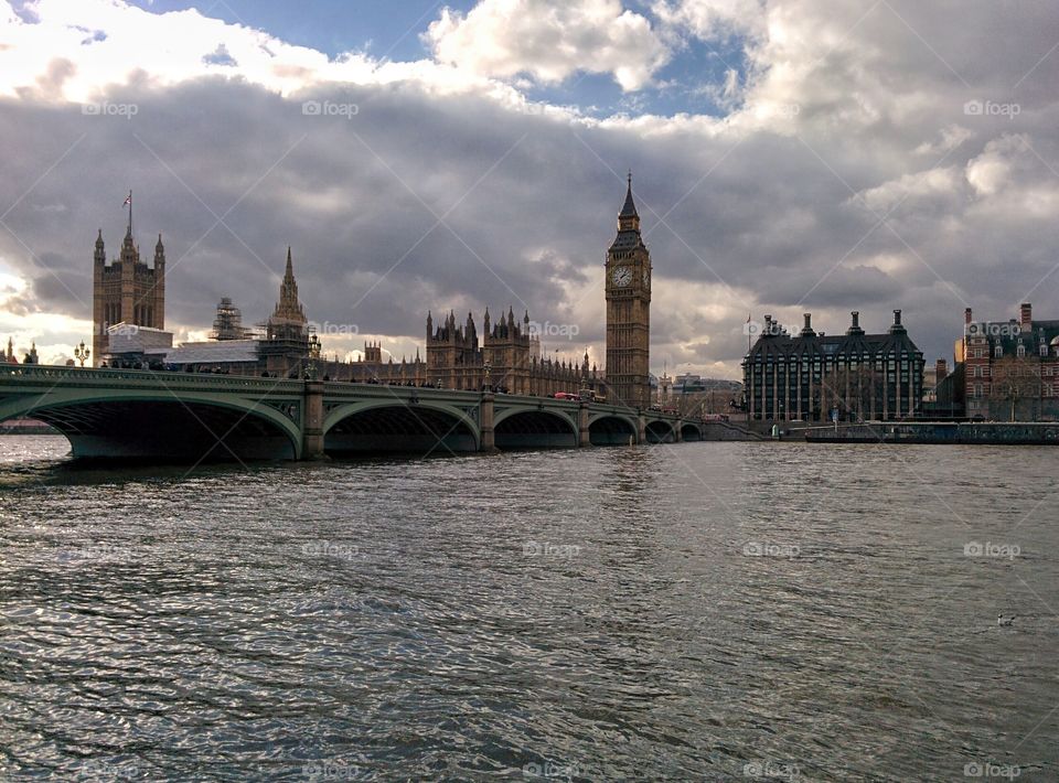 Big Ben, Westminster Bridge, London