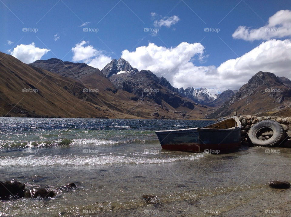 Querococha Lake, Ancash, Peru