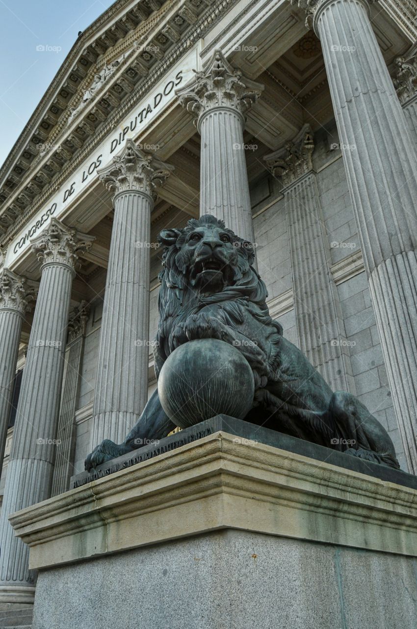 Congress of Deputies, Madrid. Building of the Congress of Deputies, Madrid