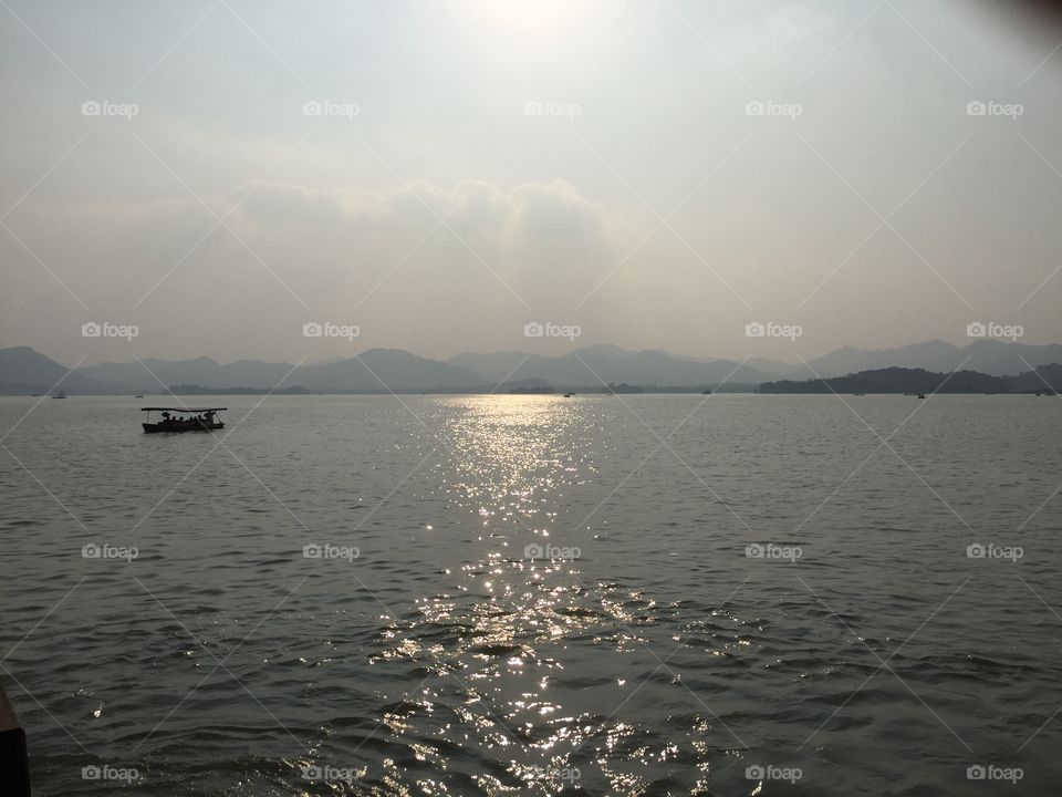 Boat on the lake