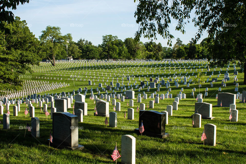 Part of the oldest section of Arlington National Cemetery, with the fallen dating back to the Civil War. Arlington, VA