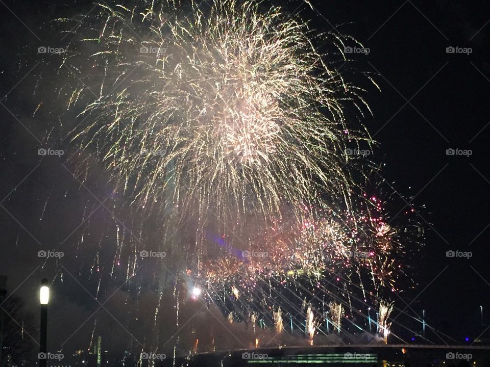 Erasmusbridge fireworks