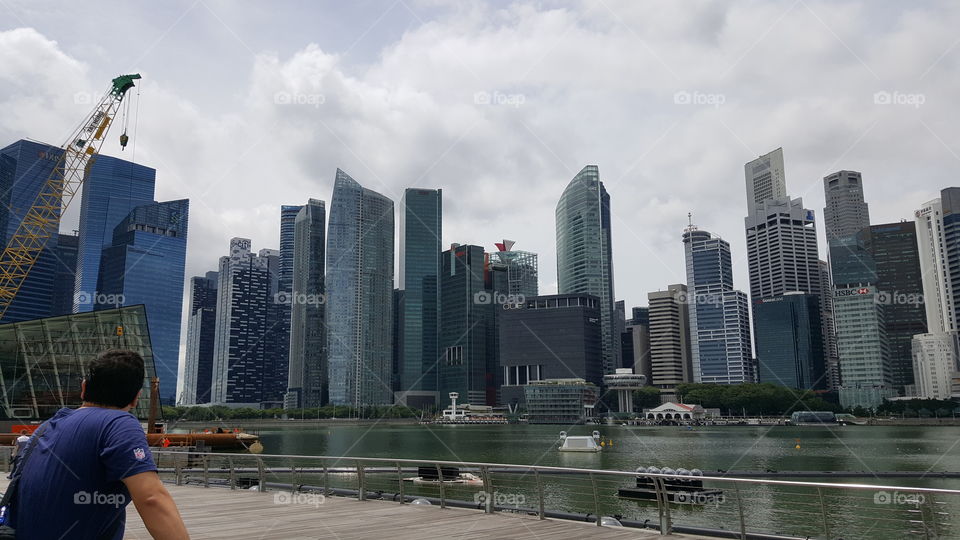 Skyline of Singapore