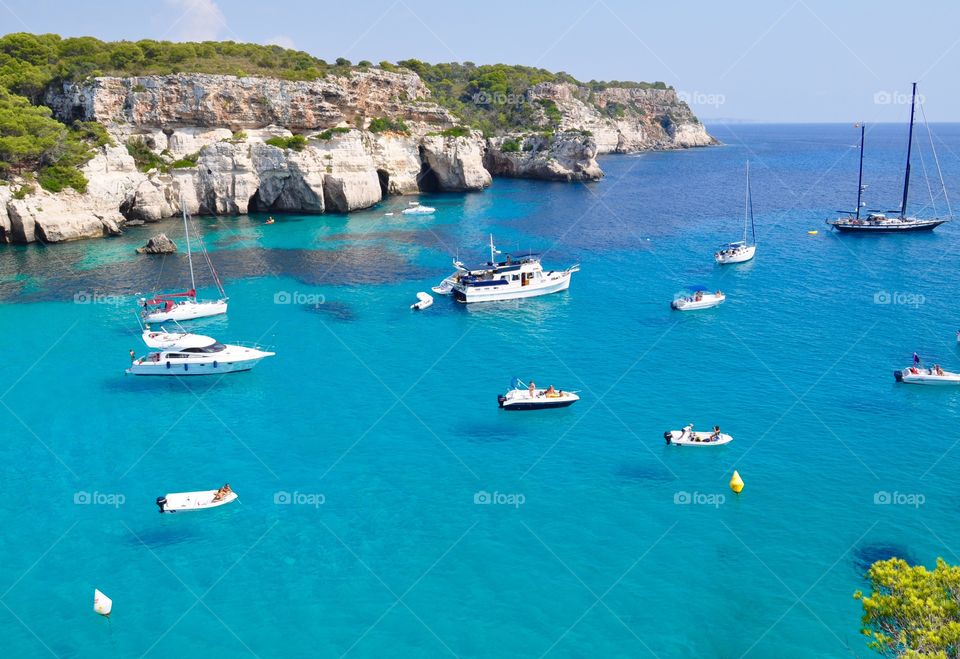 Menorca island view 