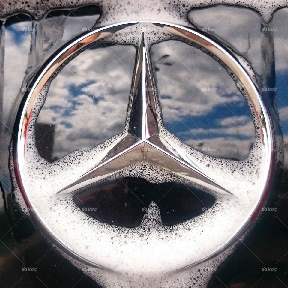Mercedes on carwash
