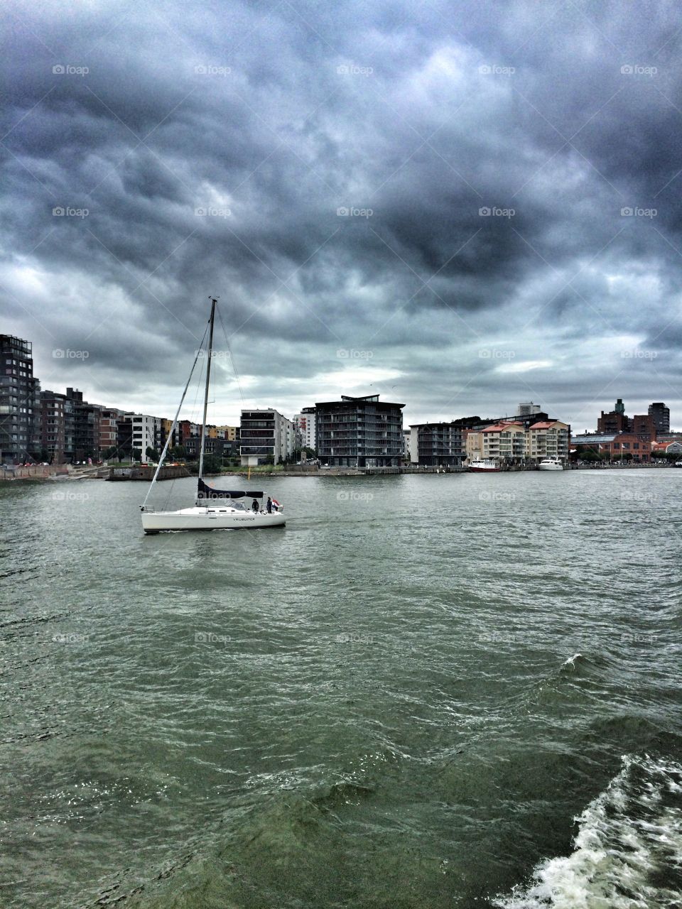 Gothenburg, clouds and marine lifestyle 