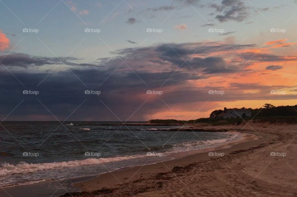 Sunset over Cape Cod, MA. 