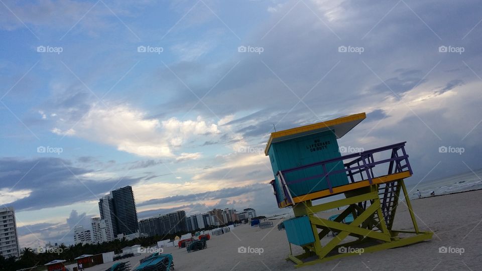 south beach miami sunrise