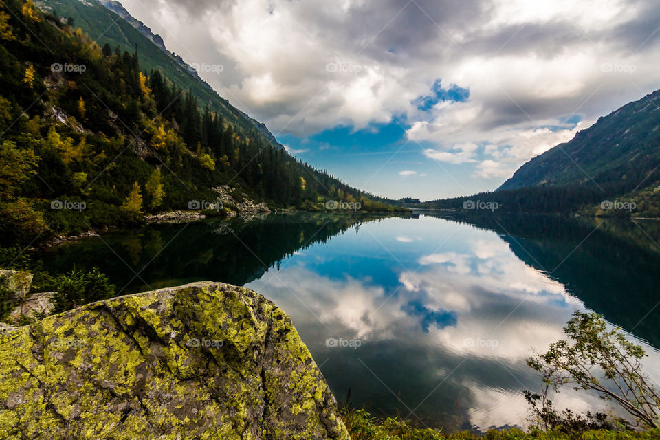Reflection in Morskie oko lake