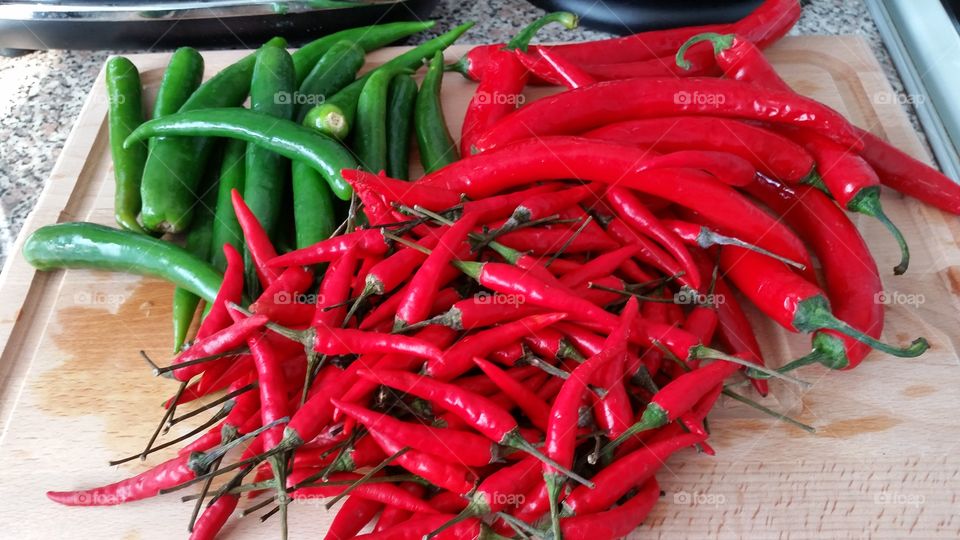 Chillies. Hot Chillies