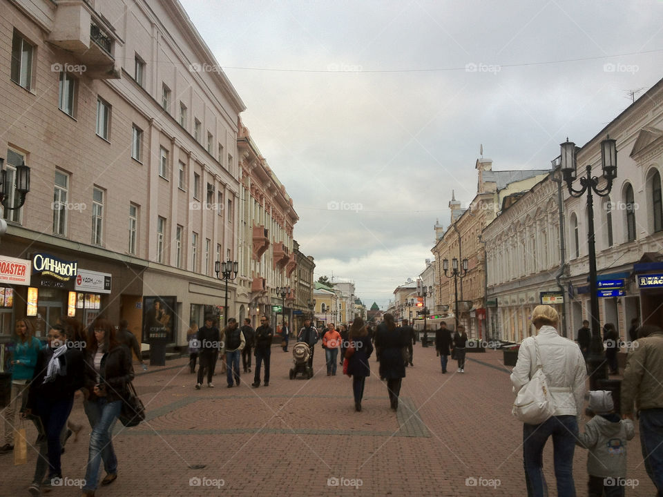 russia street city people by penguincody