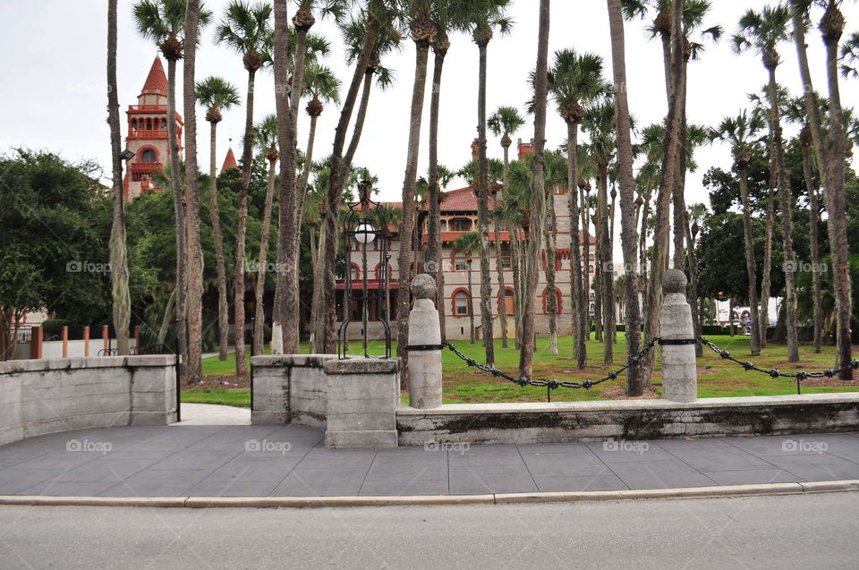 Flagler college campus. located in downtown historic St. Augustine, Florida