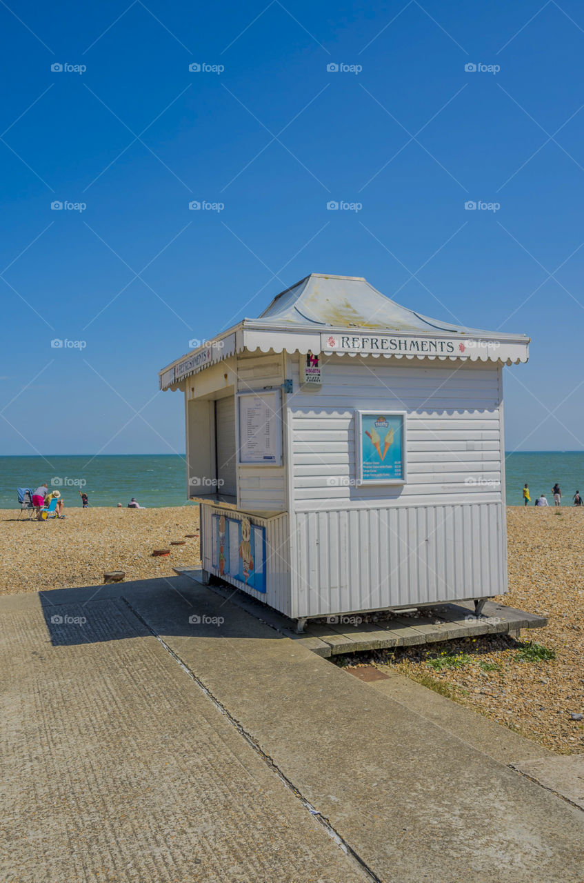 Eastbourne . Seaside resort 