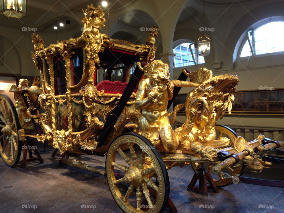 Golden carriage