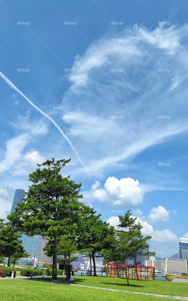 blue sky
