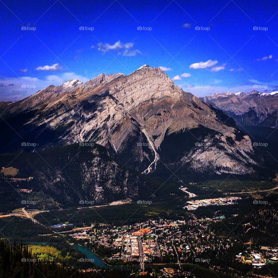 A view of Banff 