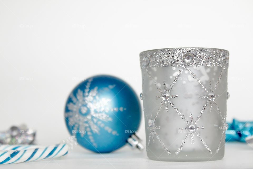 Candy cane , candle Christmas ball 