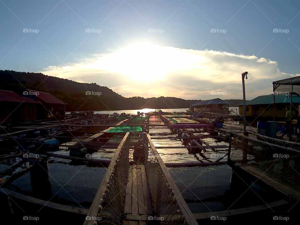 Pahang, Malaysia - It is used as a rest place for tourists but as a bay for the fishermen from the sea