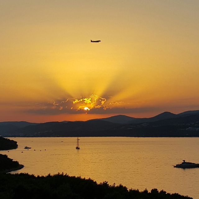 Sunset over Trogir Croatia