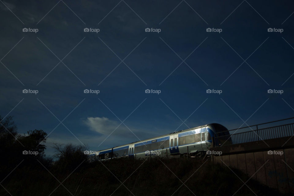 dark train night speed by chris220252