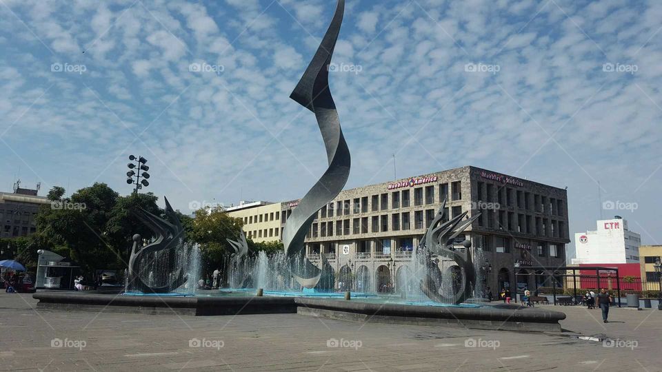 Fuente la Culebra centro joyero, Guadalajara Jalisco México