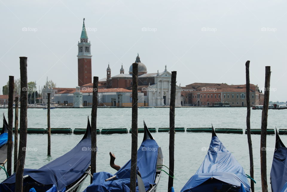 City of Venice Gondolas on the Water