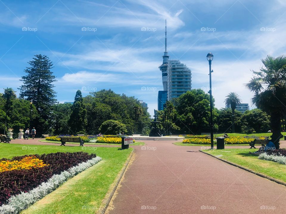 Beautiful parks in the city centre. 