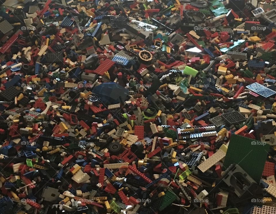 LEGO pile