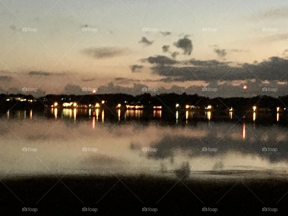 Starke Lake on my way into work in the morning 