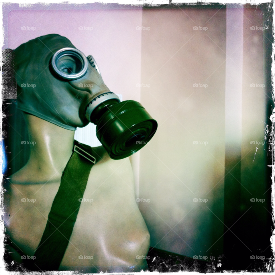pink gas mask gas mask model by jimmykane
