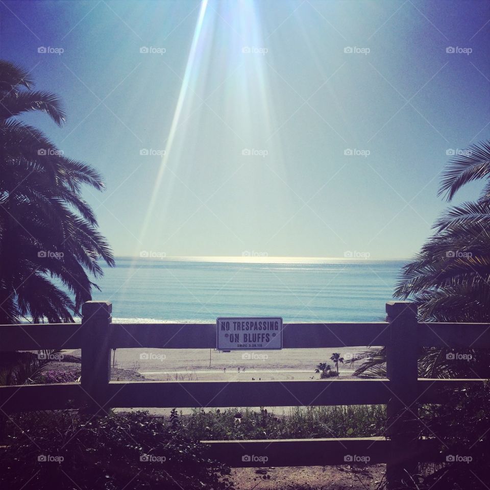 Malibu View. Taken from the mountainside overlooking Malibu Beach, CA.