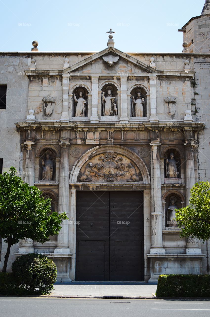 Convento de Santo Domingo. Fachada Convento de Santo Domingo (Valencia - Spain)