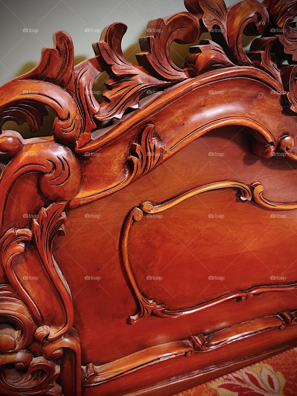 Wooden Carved Headboard
