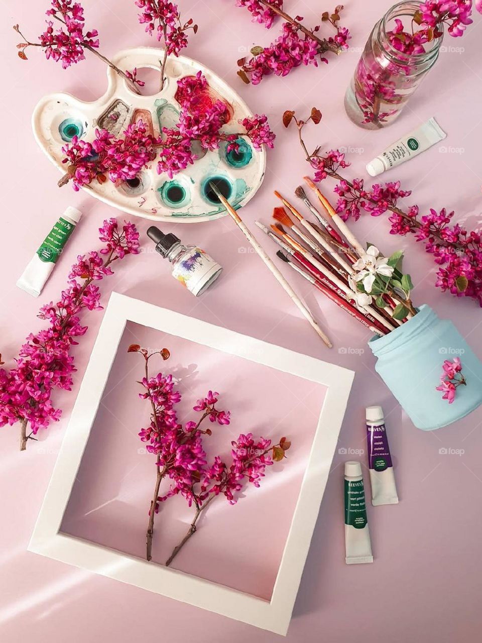 All colors are the friends of their neighbors and the lovers of their opposites..