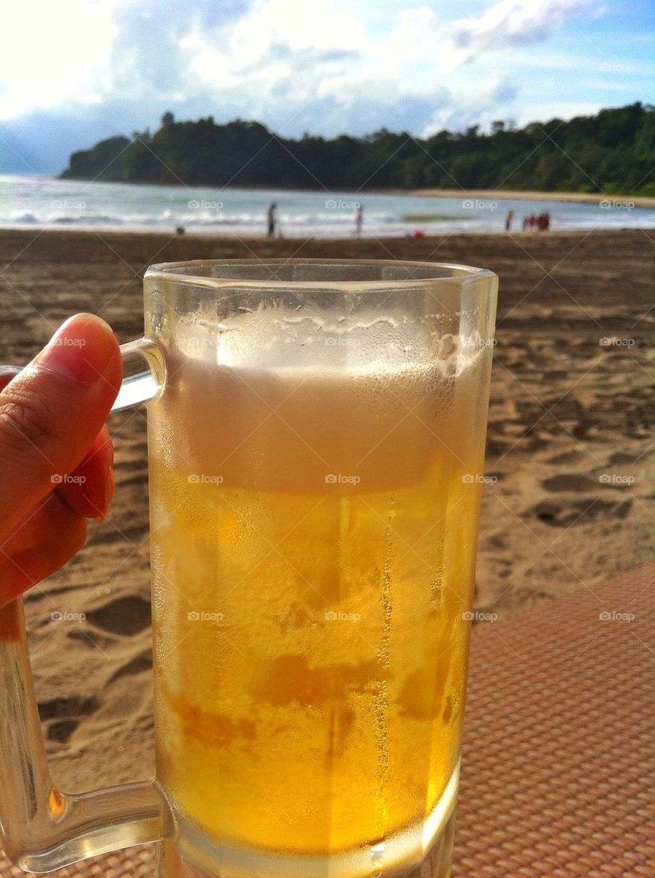 Beer and beach