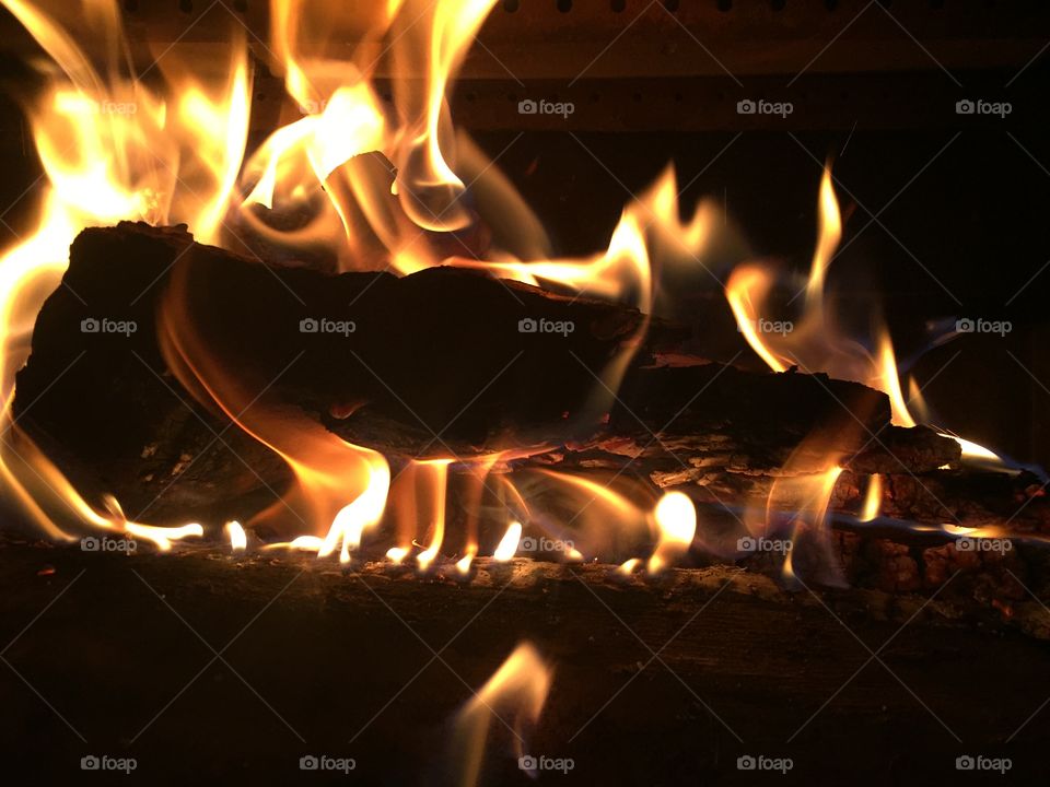 Flame, Fireplace, Heat, Hot, Bonfire