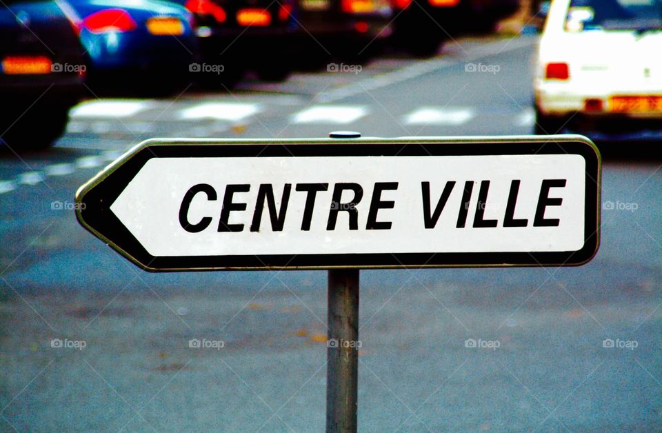 Sign . Centre ville 