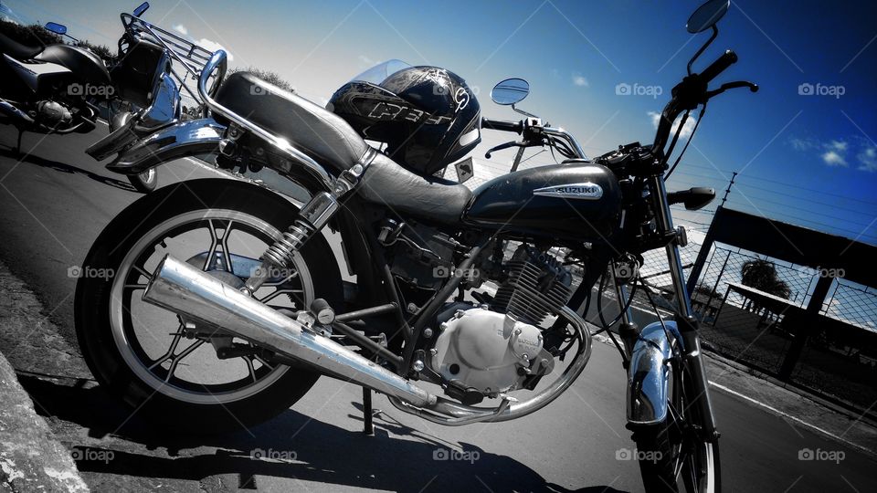 Moto antiga, Suzuki.