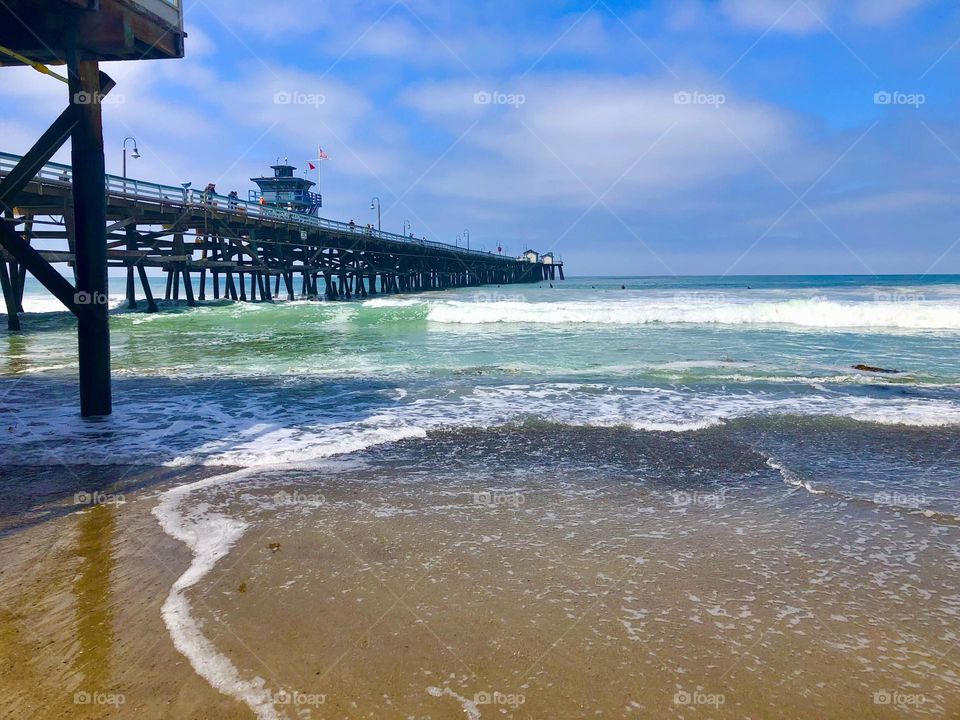 Foap Mission Join The Battle Mission, Seaside Vs Mountains! Stunning Beautiful Day At the San Clemente Pier In Southern California Small Coastal Community!