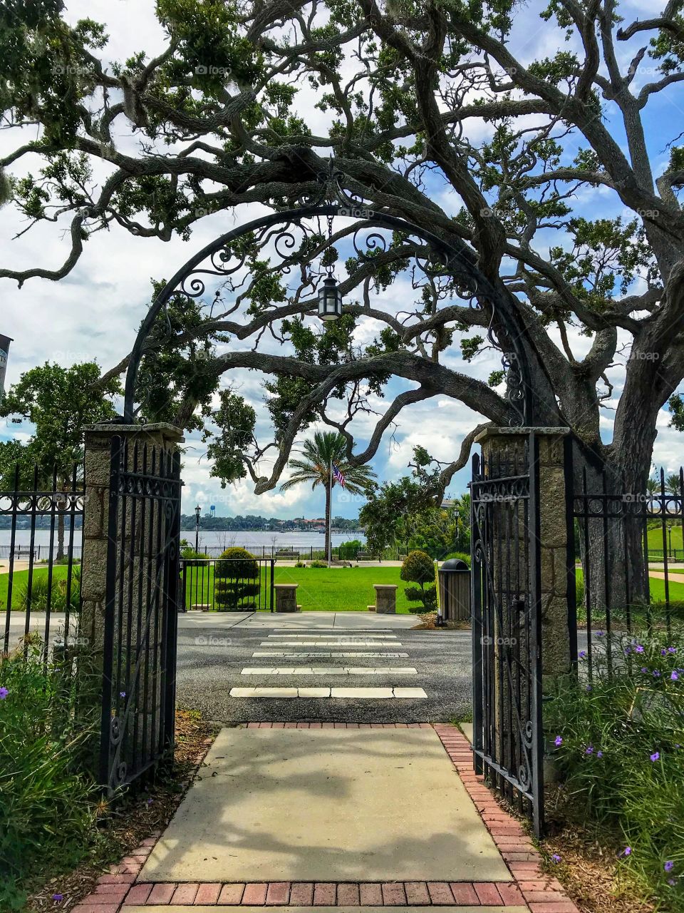 The Casements Gate - 1913 Rockefeller Estate, Ormond Beach, FL