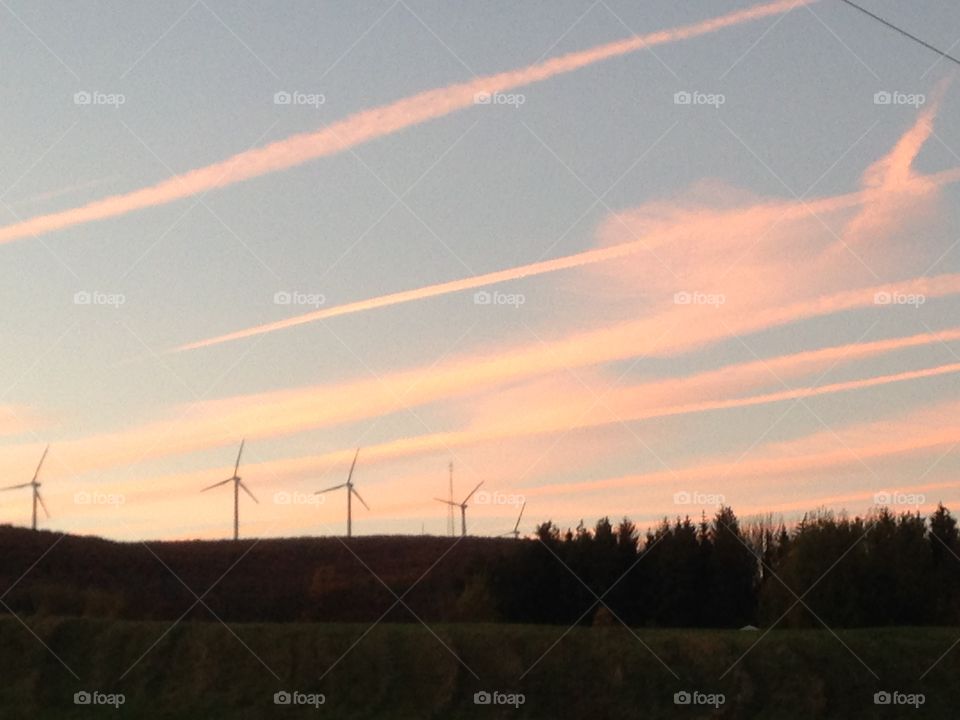 Windmill sky