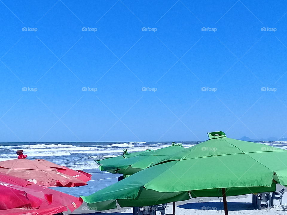 Beautiful day. Mongagua  beach Brasil